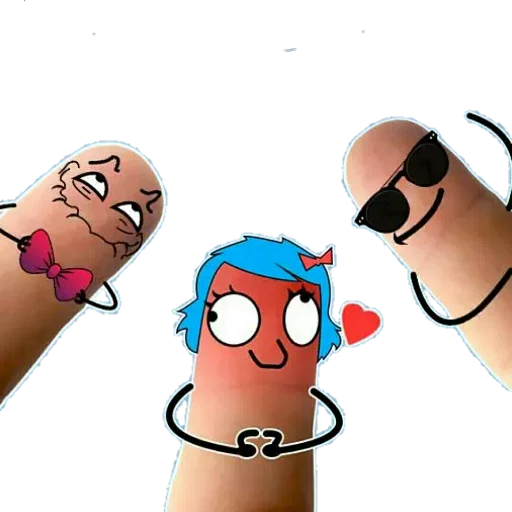 Стикерпак finger 2 для Telegram