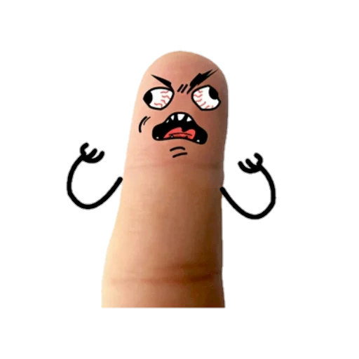 😠 Стикер «finger 2» для Telegram