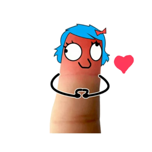 ❤ Стикер «finger 2» для Telegram