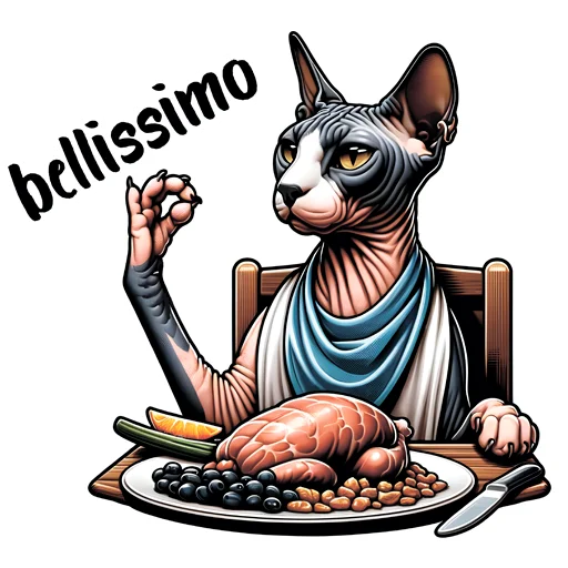 🧆 Стикер «sphynxes сфинкс» для Telegram