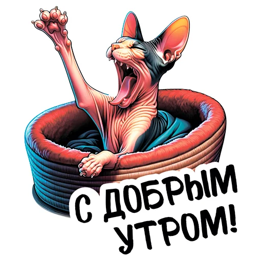 ☀️ Стикер «sphynxes сфинкс» для Telegram