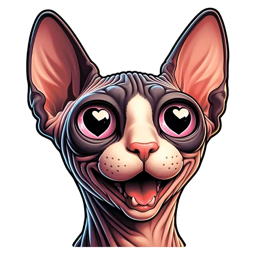 😍 Стикер «sphynxes сфинкс» для Telegram