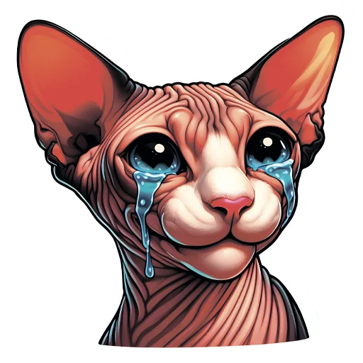 🥹 Стикер «sphynxes сфинкс» для Telegram
