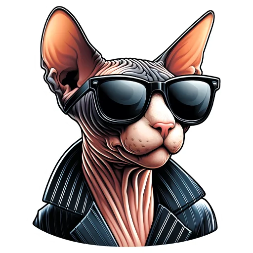 😎 Стикер «sphynxes сфинкс» для Telegram