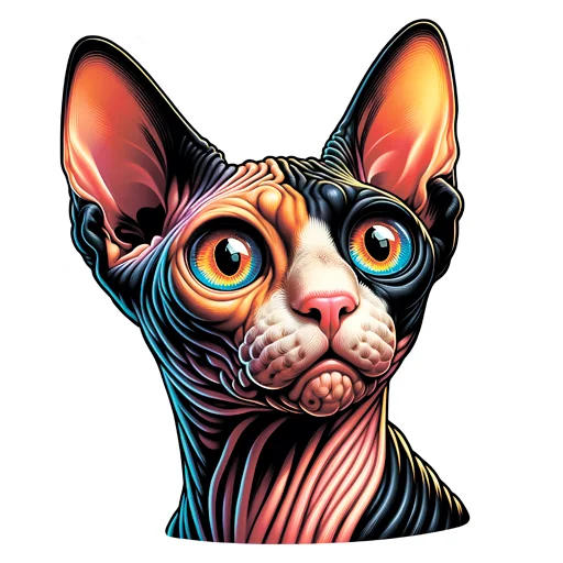 😐 Стикер «sphynxes сфинкс» для Telegram