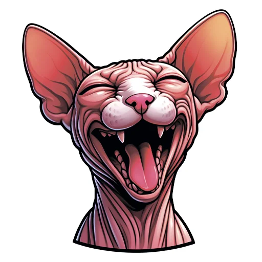 Стикерпак sphynxes сфинкс для Telegram