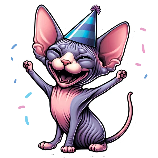 👽 Стикер «sphynxes сфинкс» для Telegram