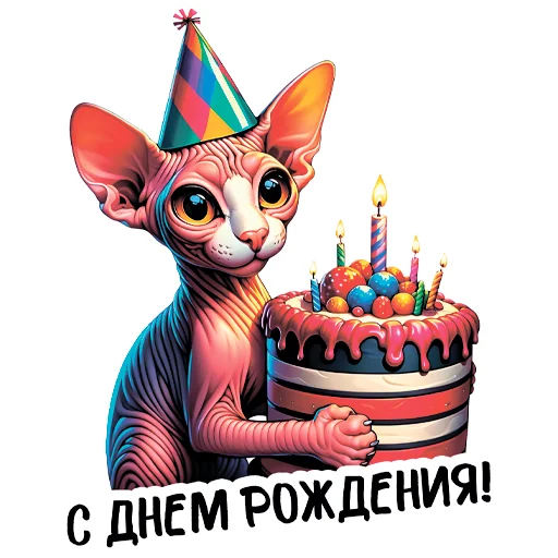 🎂 Стикер «sphynxes сфинкс» для Telegram