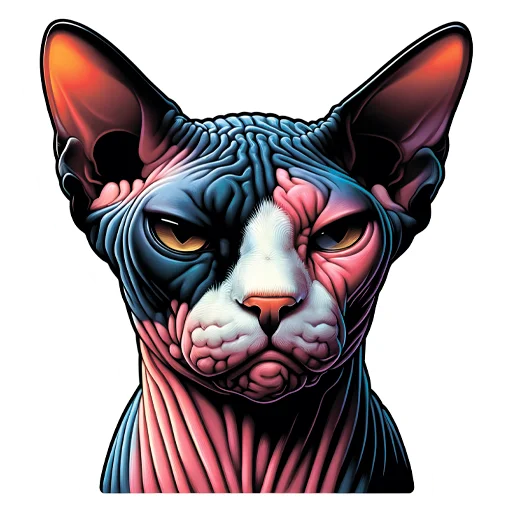 😠 Стикер «sphynxes сфинкс» для Telegram