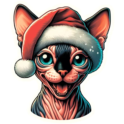 🤶 Стикер «sphynxes сфинкс» для Telegram
