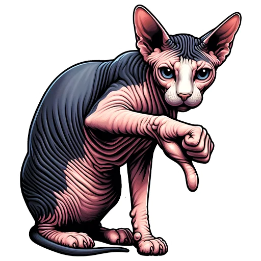 👎 Стикер «sphynxes сфинкс» для Telegram