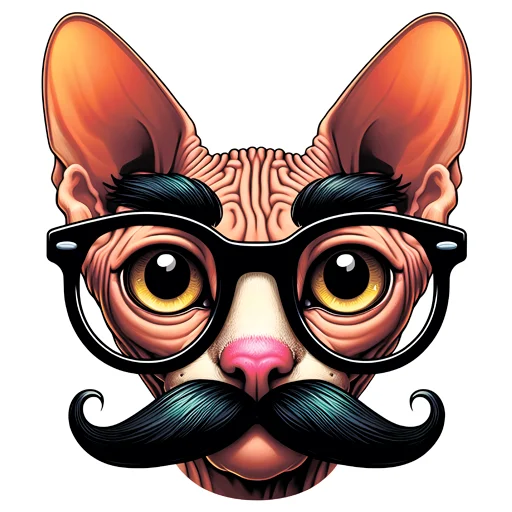 🥸 Стикер «sphynxes сфинкс» для Telegram