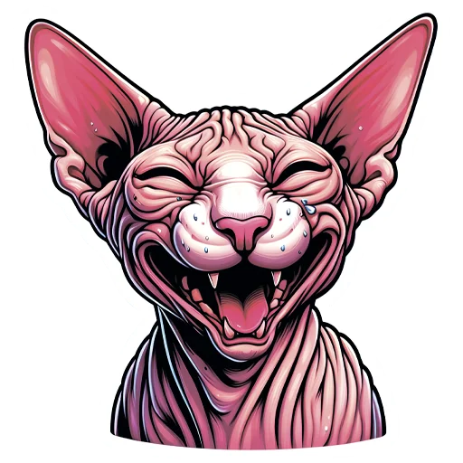 😆 Стикер «sphynxes сфинкс» для Telegram