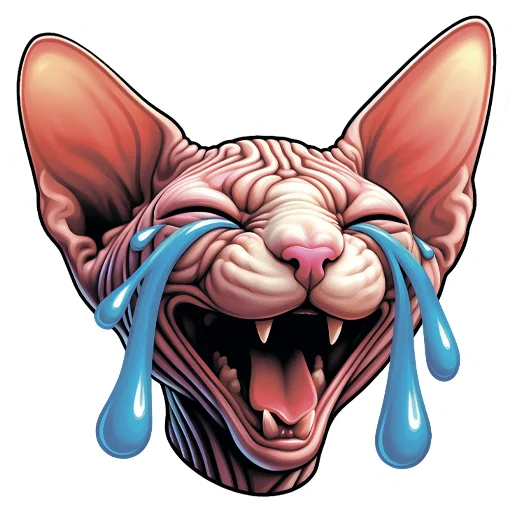 😂 Стикер «sphynxes сфинкс» для Telegram