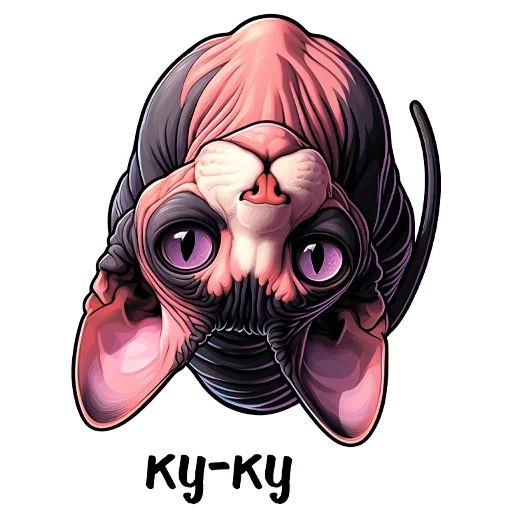 🙃 Стикер «sphynxes сфинкс» для Telegram