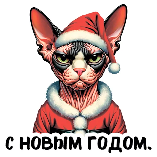 🎅 Стикер «sphynxes сфинкс» для Telegram