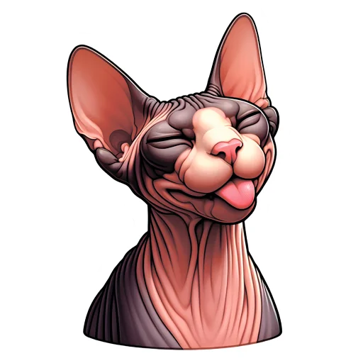 😝 Стикер «sphynxes сфинкс» для Telegram