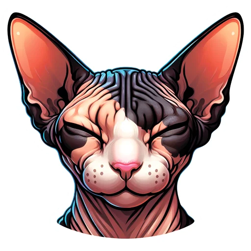 😌 Стикер «sphynxes сфинкс» для Telegram