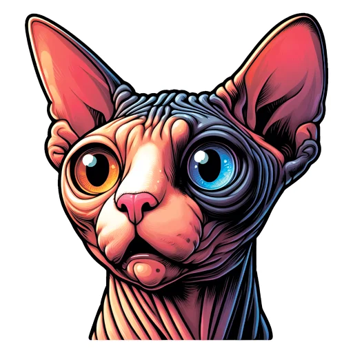😟 Стикер «sphynxes сфинкс» для Telegram