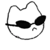 Стикер 40 🫥 aiem emoji - стильные tumblr эмоджи