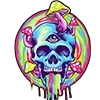 Стикер 2 🫥 aiem emoji - стильные tumblr эмоджи