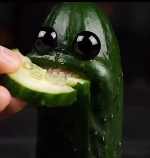 🥒 Стикер «ai fruits» для Telegram