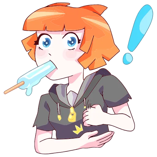 🍦 Эмодзи «Айко-тян» для Telegram