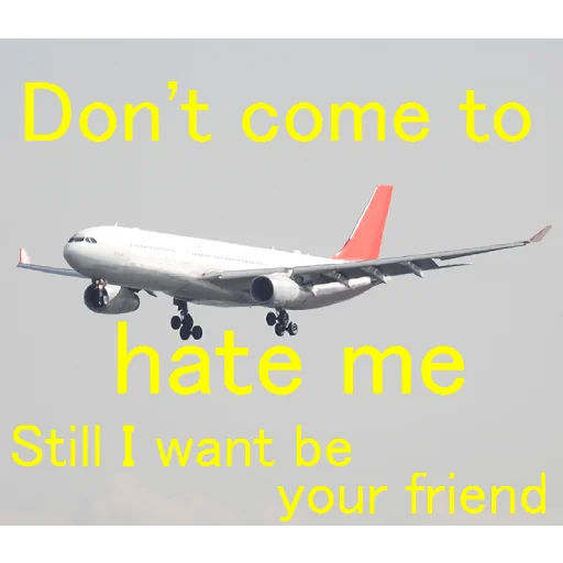 🤝 Стикер «Aircrafts comments 006E» для Telegram