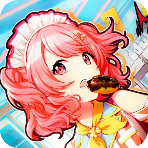 ❤ Стикер «Airi Momoi» для Telegram