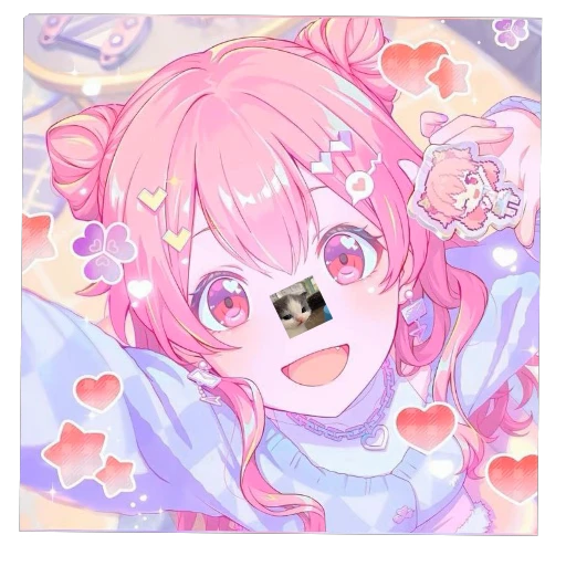 ❤ Стикер «Airi Momoi» для Telegram