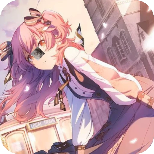 ❤ Стикер «Airi Momoi» для Telegram