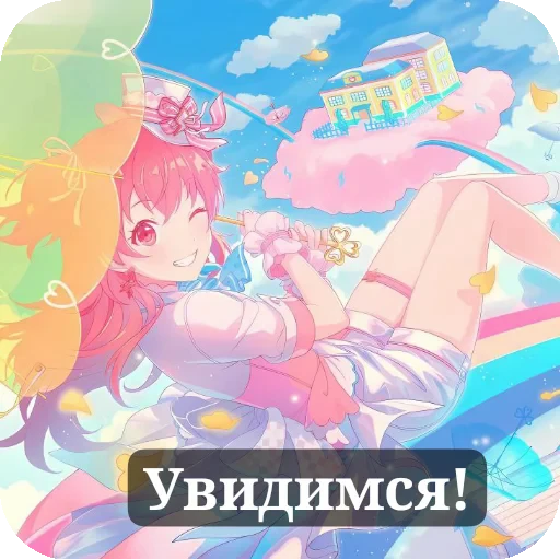 ❤ Стикер «Airi Momoi» для Telegram