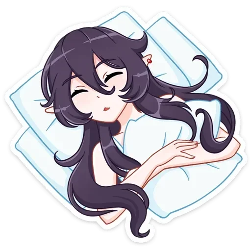 😴 Стикер «Айрис» для Telegram