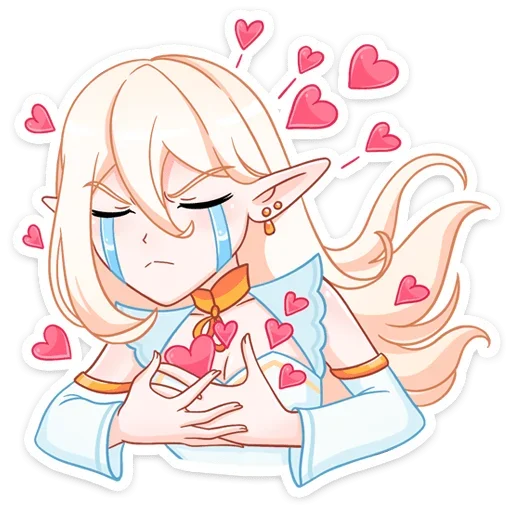 ❤️ Стикер «Айрис без надписей» для Telegram