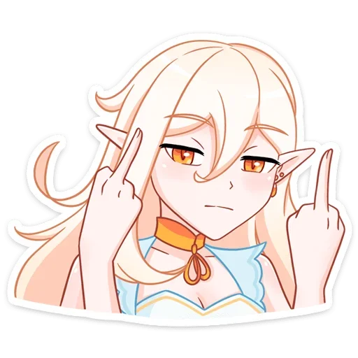 🖕 Стикер «Айрис без надписей» для Telegram