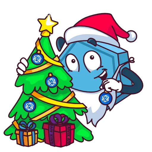 🎅 Стикер «TOP IN CRYPTO» для Telegram