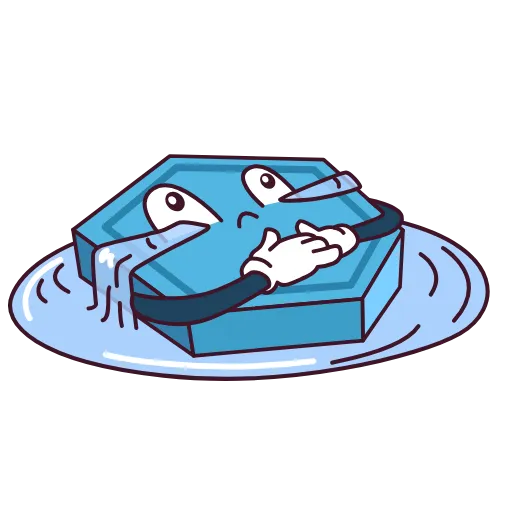 😭 Стикер «TOP IN CRYPTO» для Telegram