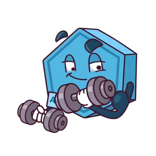 💪 Стикер «TOP IN CRYPTO» для Telegram
