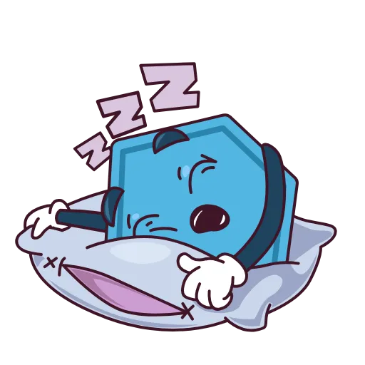 😴 Стикер «TOP IN CRYPTO» для Telegram