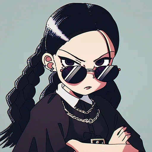 🫤 Стикер «Уэнсдэй» для Telegram