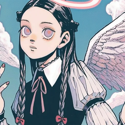 😇 Стикер «Уэнсдэй» для Telegram