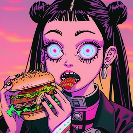 🍔 Стикер «Уэнсдэй» для Telegram