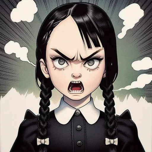 😠 Стикер «Уэнсдэй» для Telegram