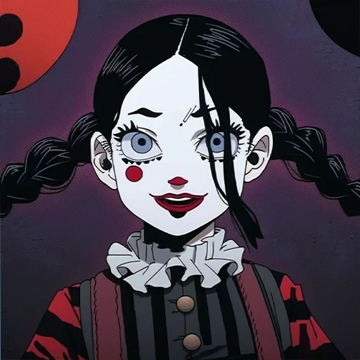 🤡 Стикер «Уэнсдэй» для Telegram