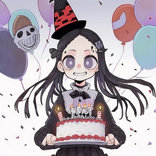 🥳 Стикер «Уэнсдэй» для Telegram