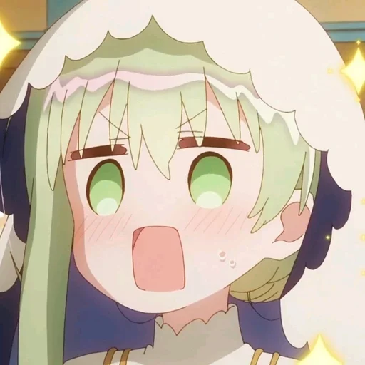 😮 Стикер «Shiro Seijo to Kuro Bokushi» для Telegram
