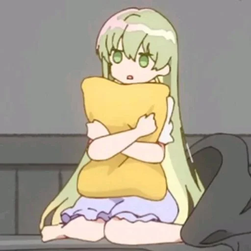 😴 Стикер «Shiro Seijo to Kuro Bokushi» для Telegram