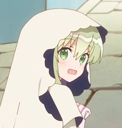 😊 Стикер «Shiro Seijo to Kuro Bokushi» для Telegram