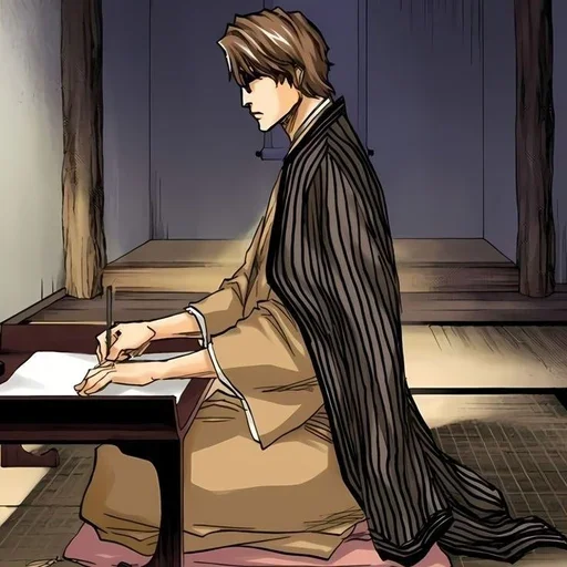 ☕ Стикер «Aizen Sosuke» для Telegram