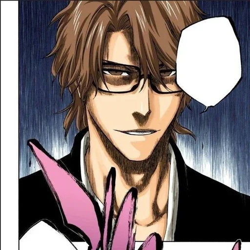 ☕ Стикер «Aizen Sosuke» для Telegram